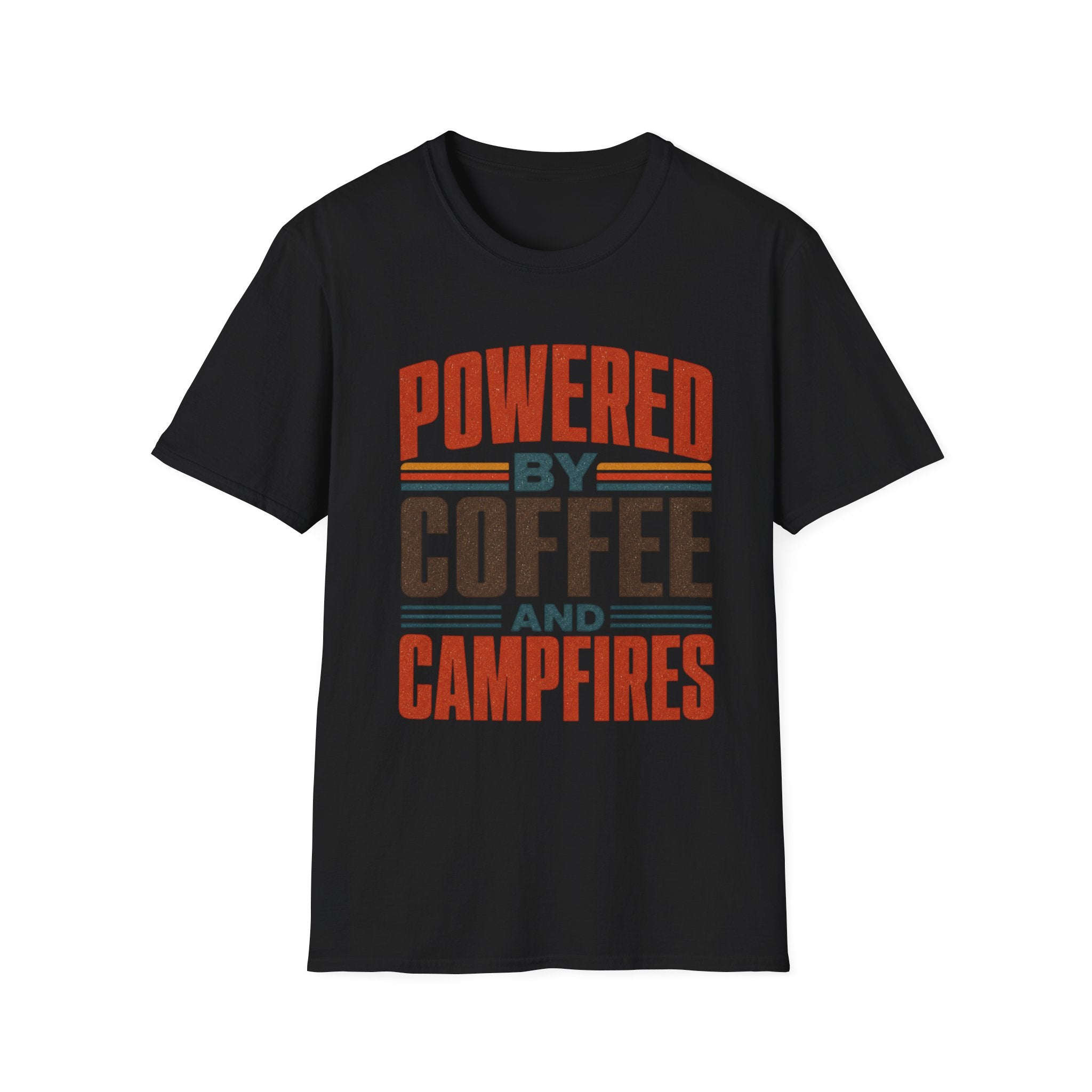 Powered By Coffee And Campfires T-Shirt