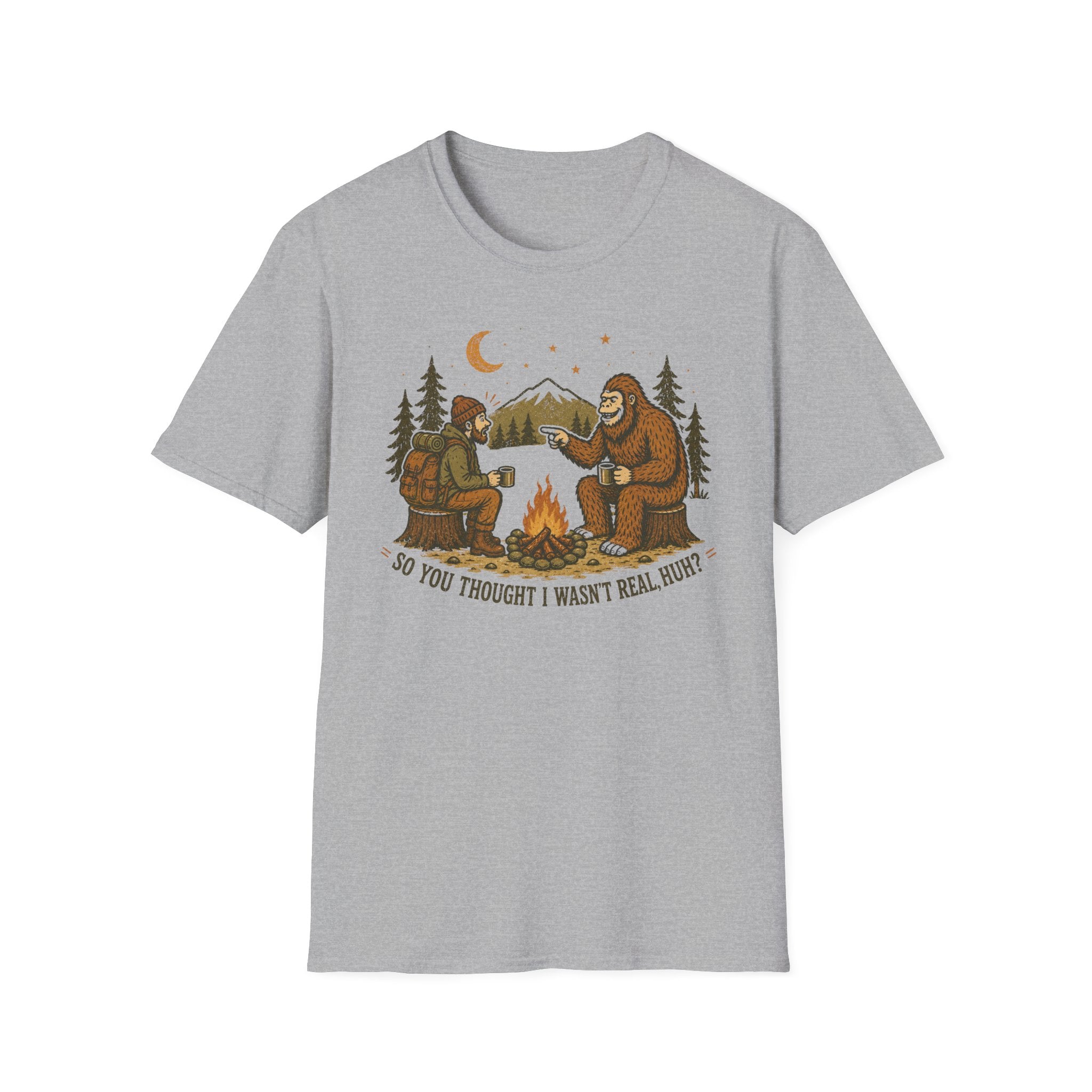 Hiker and Sasquatch T-Shirt