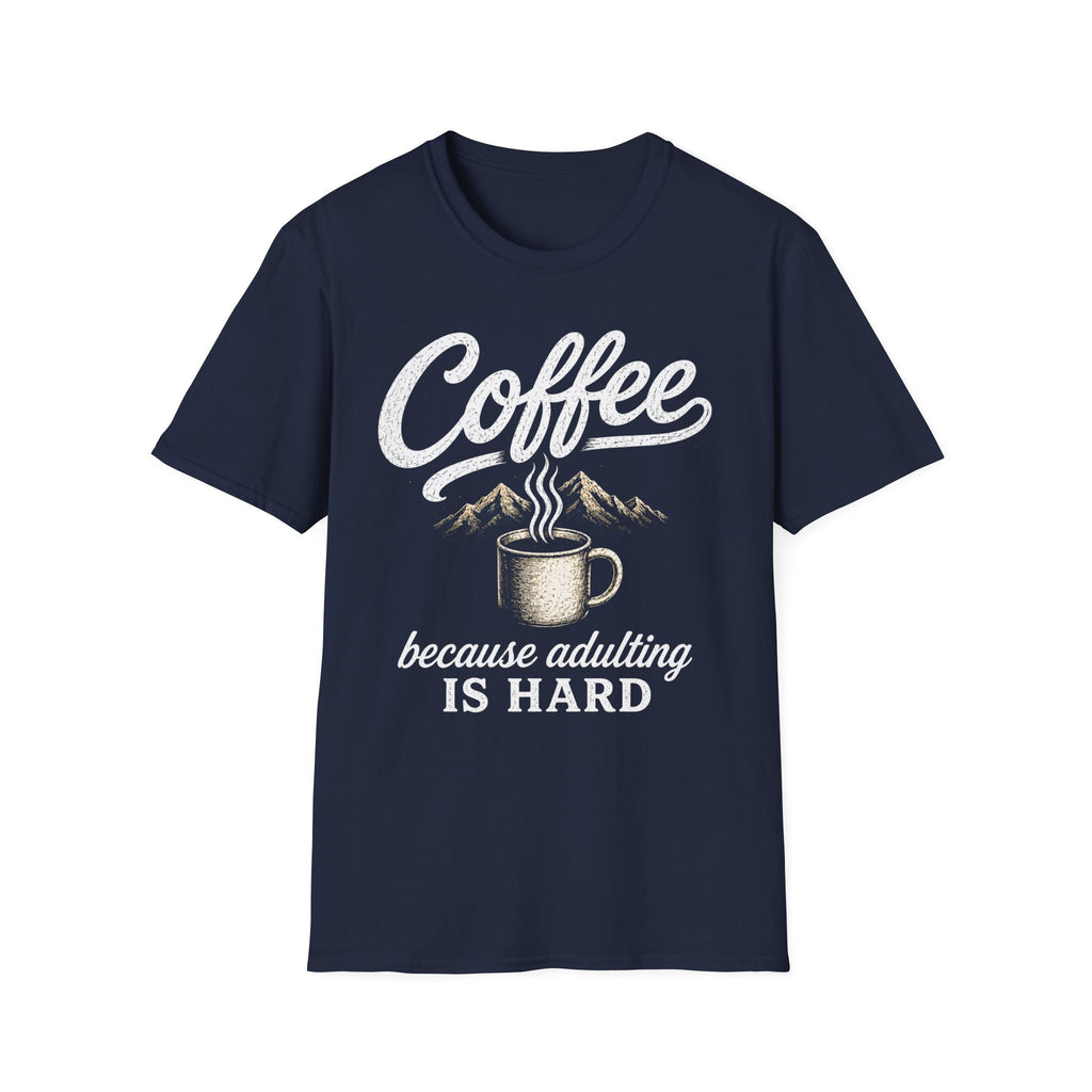 Coffee Adventure T-Shirt — "Fuel Your Adventures One Cup at a Time"