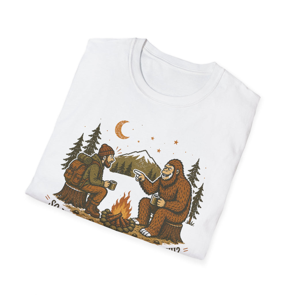 Hiker and Sasquatch T-Shirt