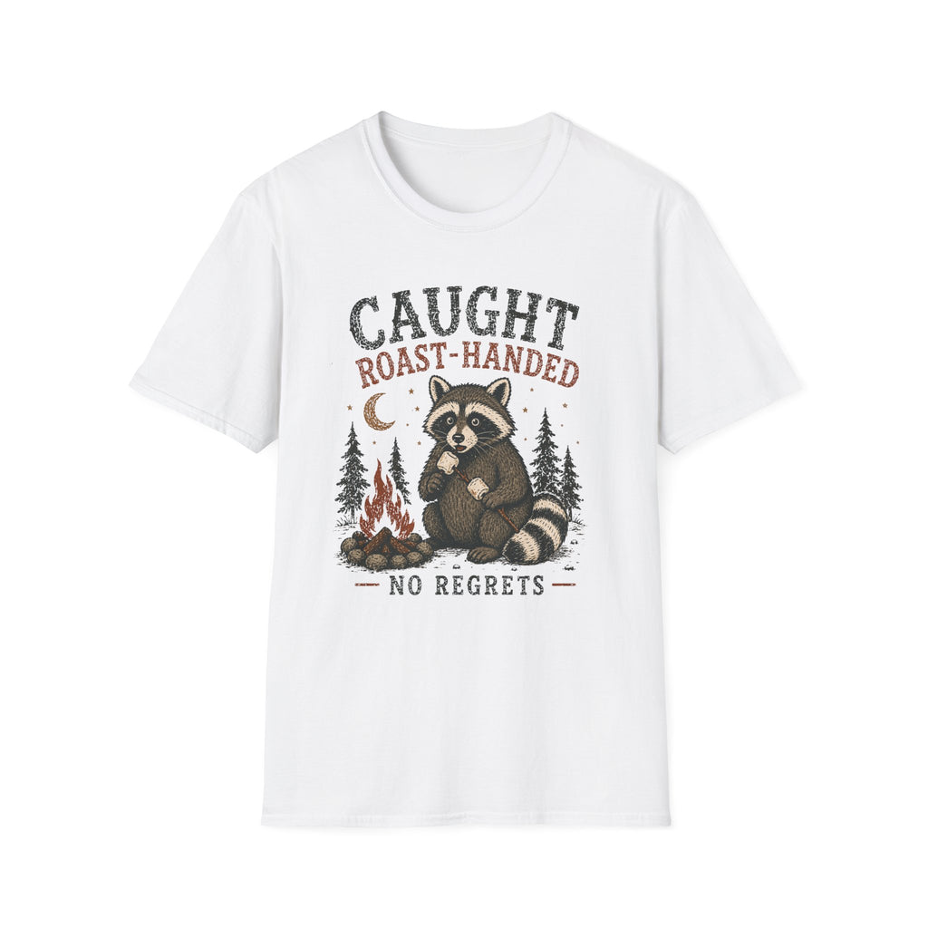 Caught Roast Handed Raccoon T-Shirt