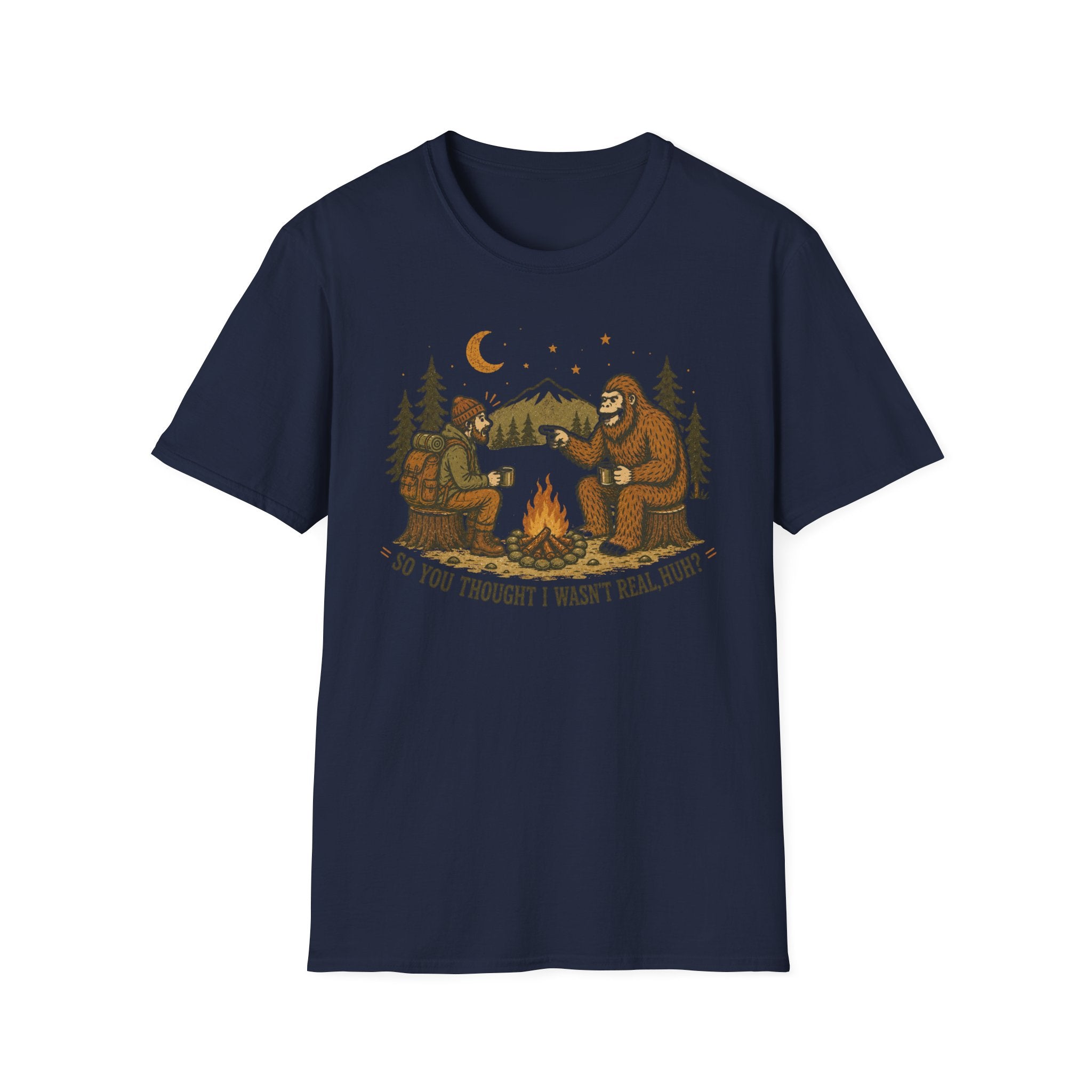 Hiker and Sasquatch T-Shirt