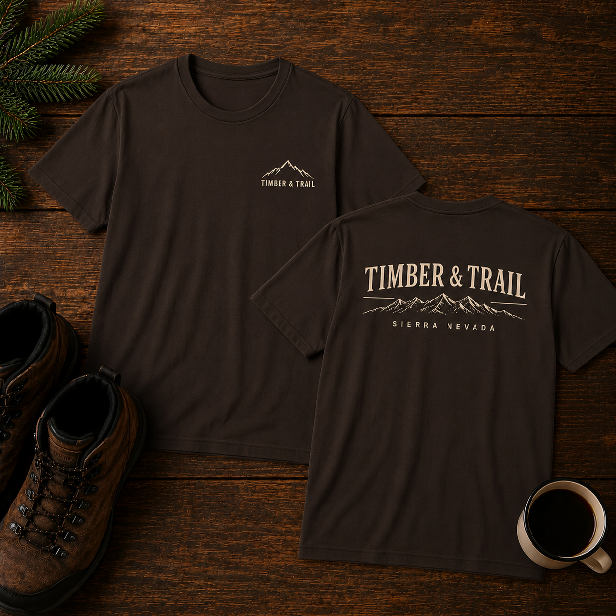 Timber and Trail Mountain T-Shirt