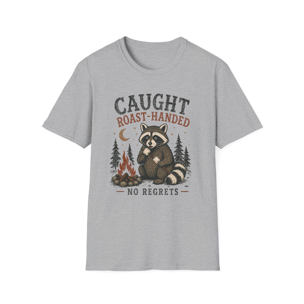 Caught Roast Handed Raccoon T-Shirt