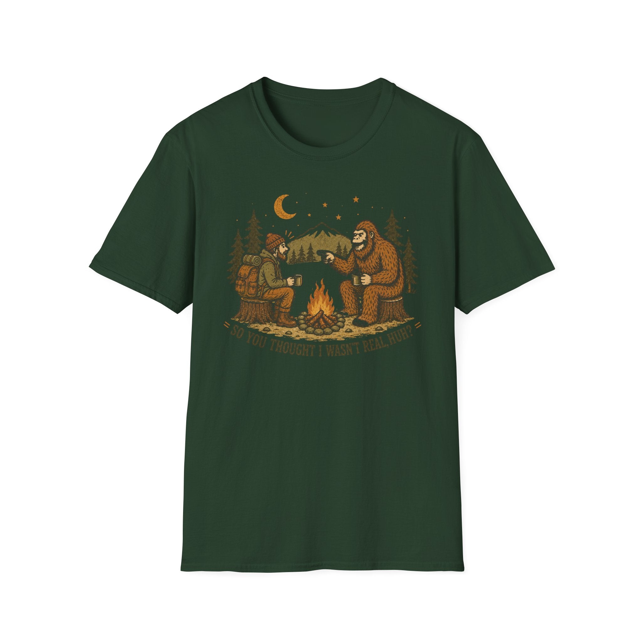 Hiker and Sasquatch T-Shirt