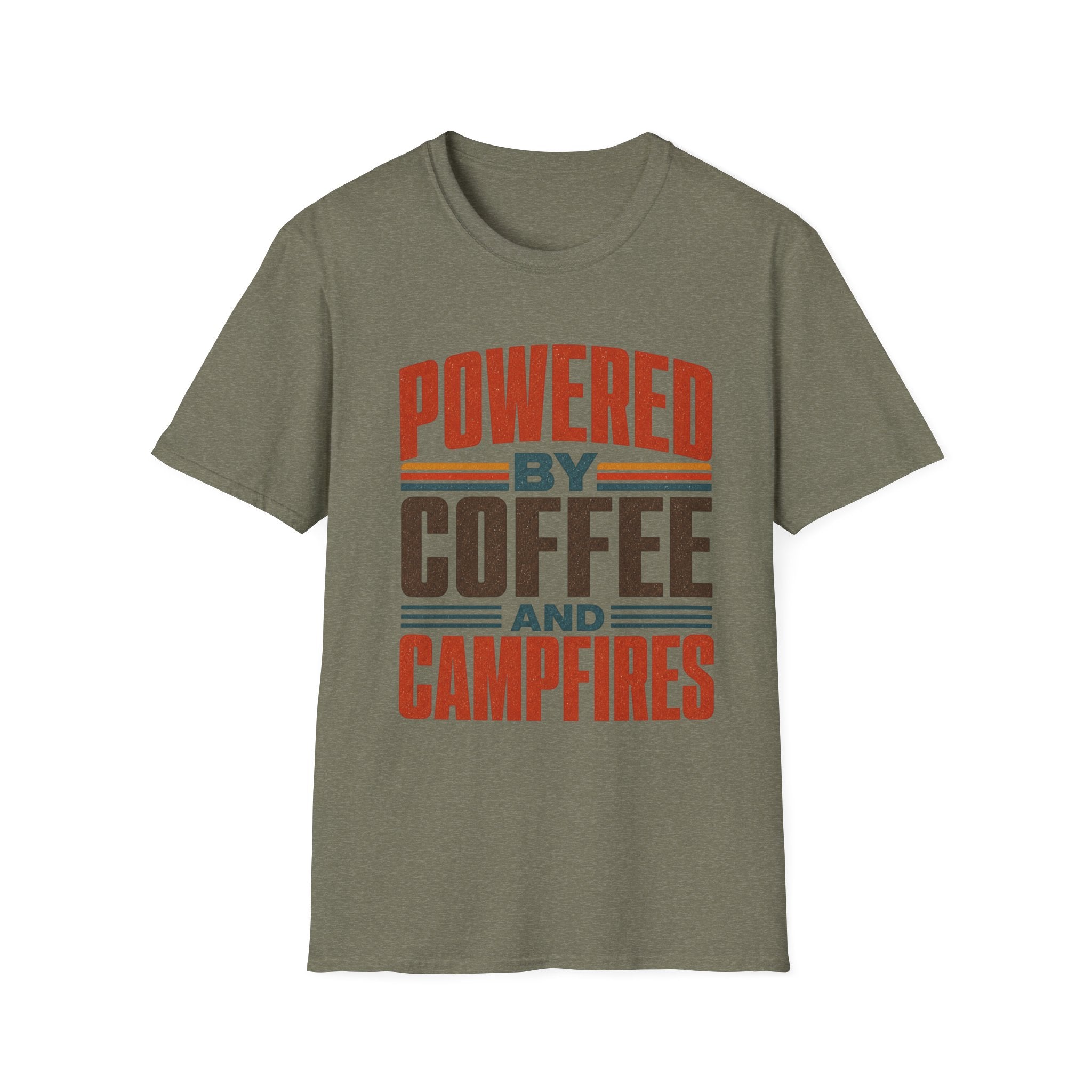 Powered By Coffee And Campfires T-Shirt