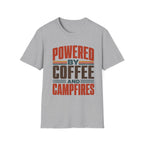 Powered By Coffee And Campfires T-Shirt