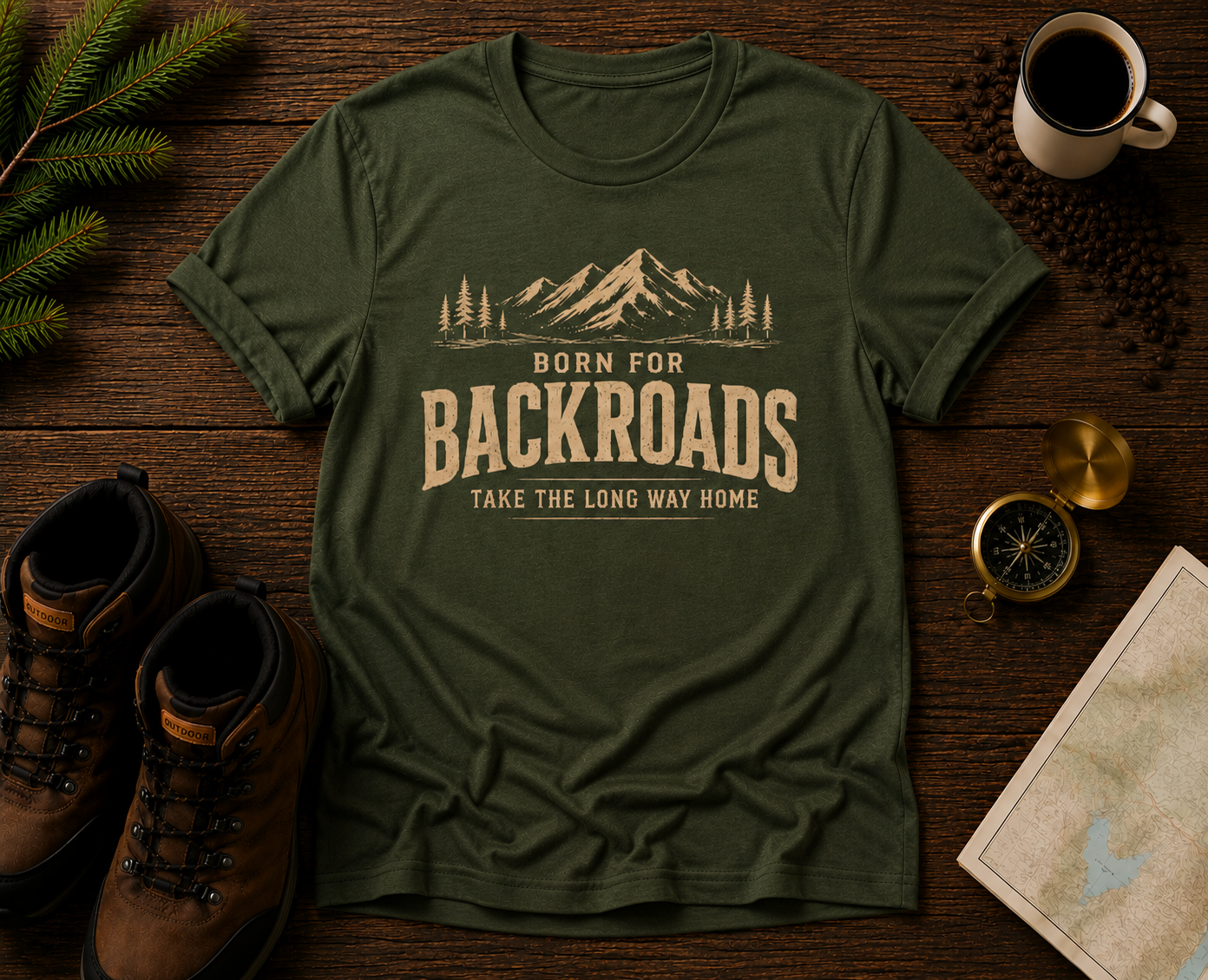 Born For Backroads T-Shirt