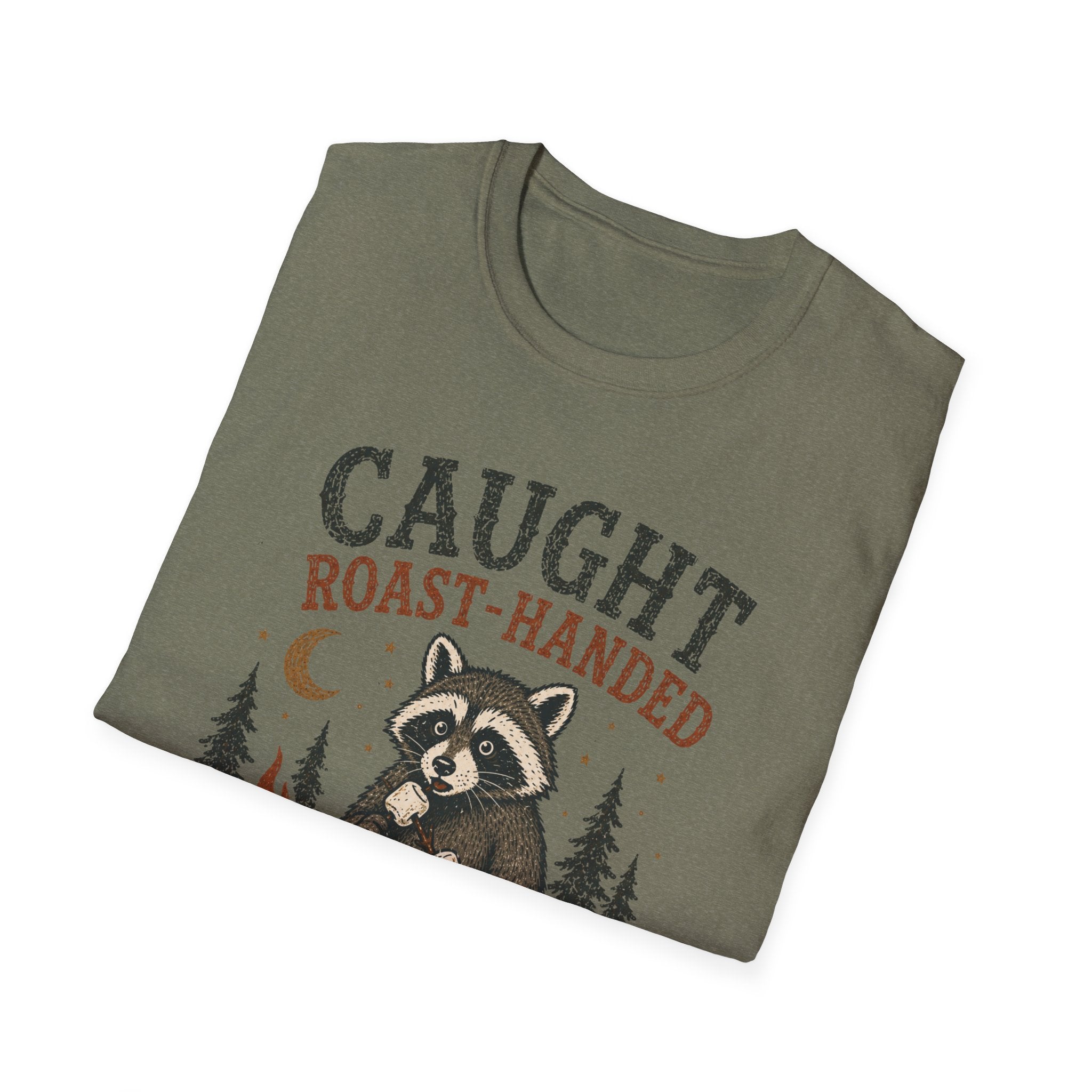 Caught Roast Handed Raccoon T-Shirt