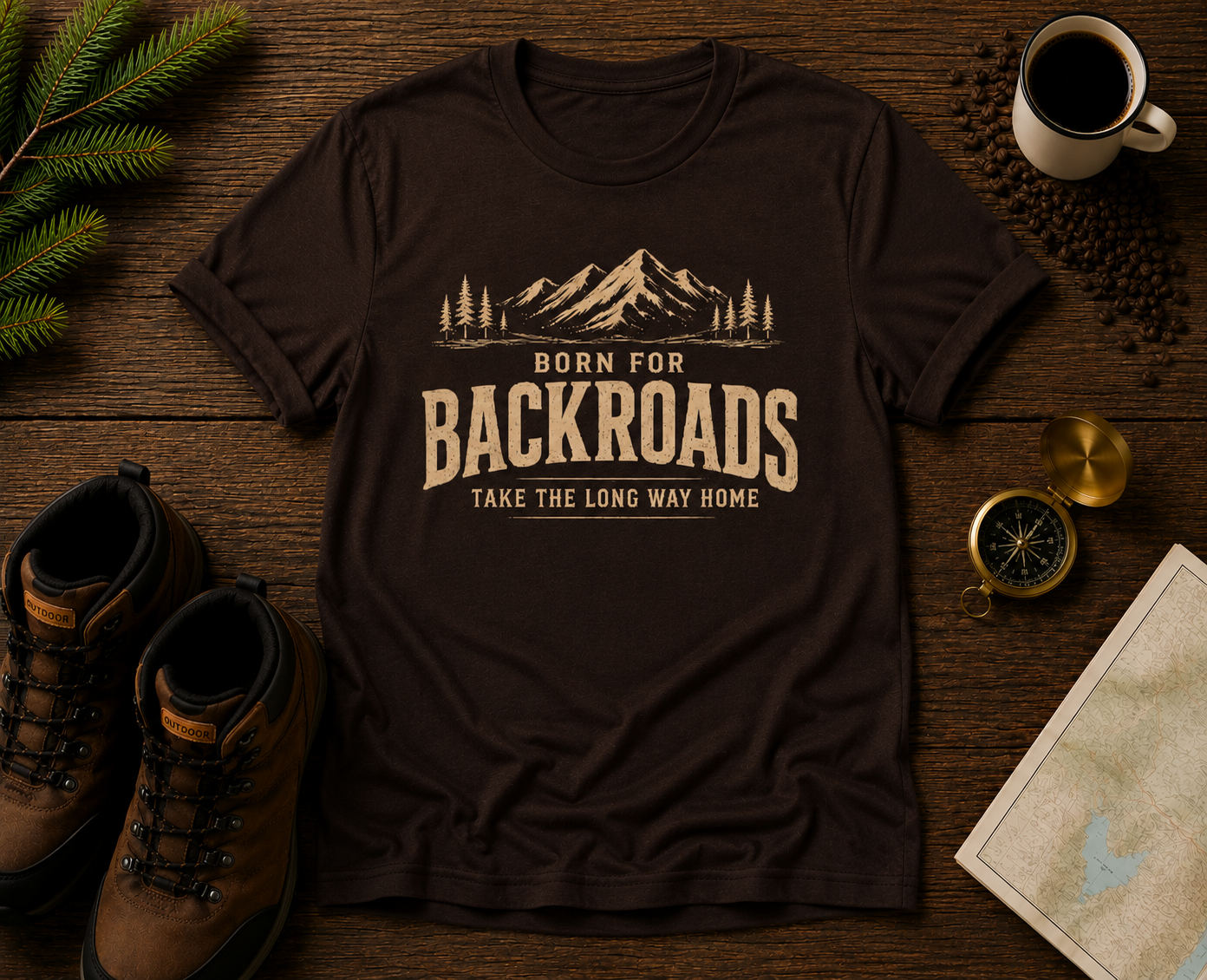 Born For Backroads T-Shirt