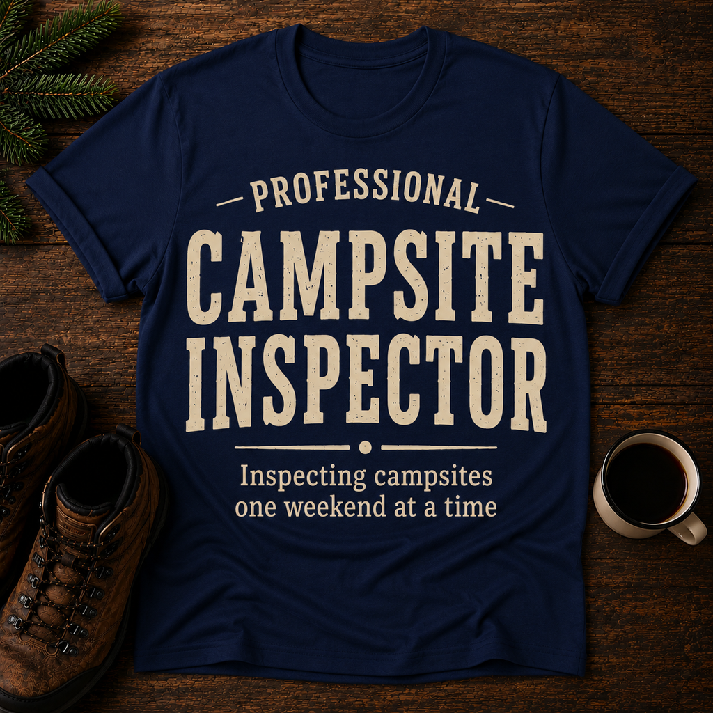 Professional Campsite Inspector T-Shirt