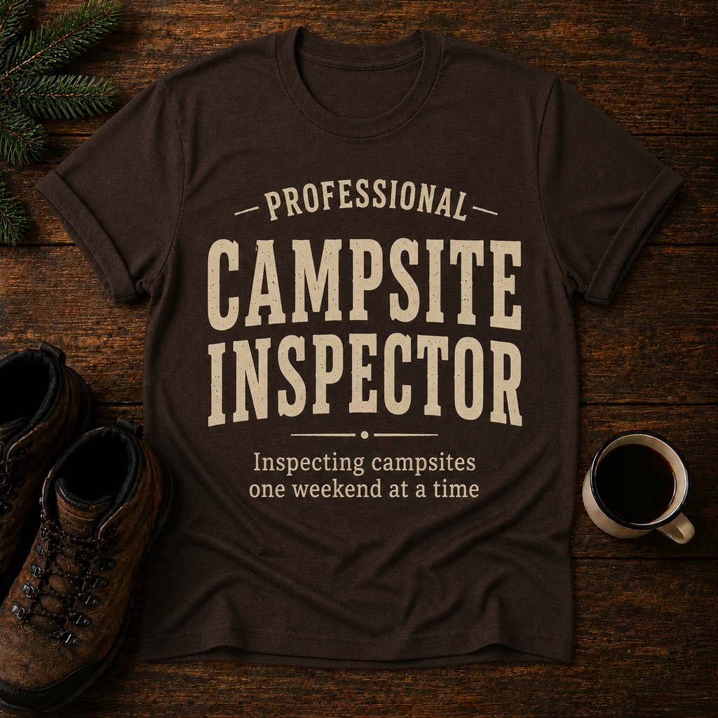 Professional Campsite Inspector T-Shirt