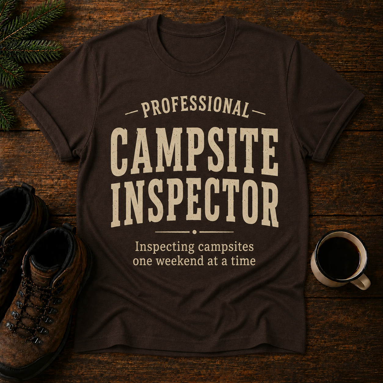 Professional Campsite Inspector T-Shirt