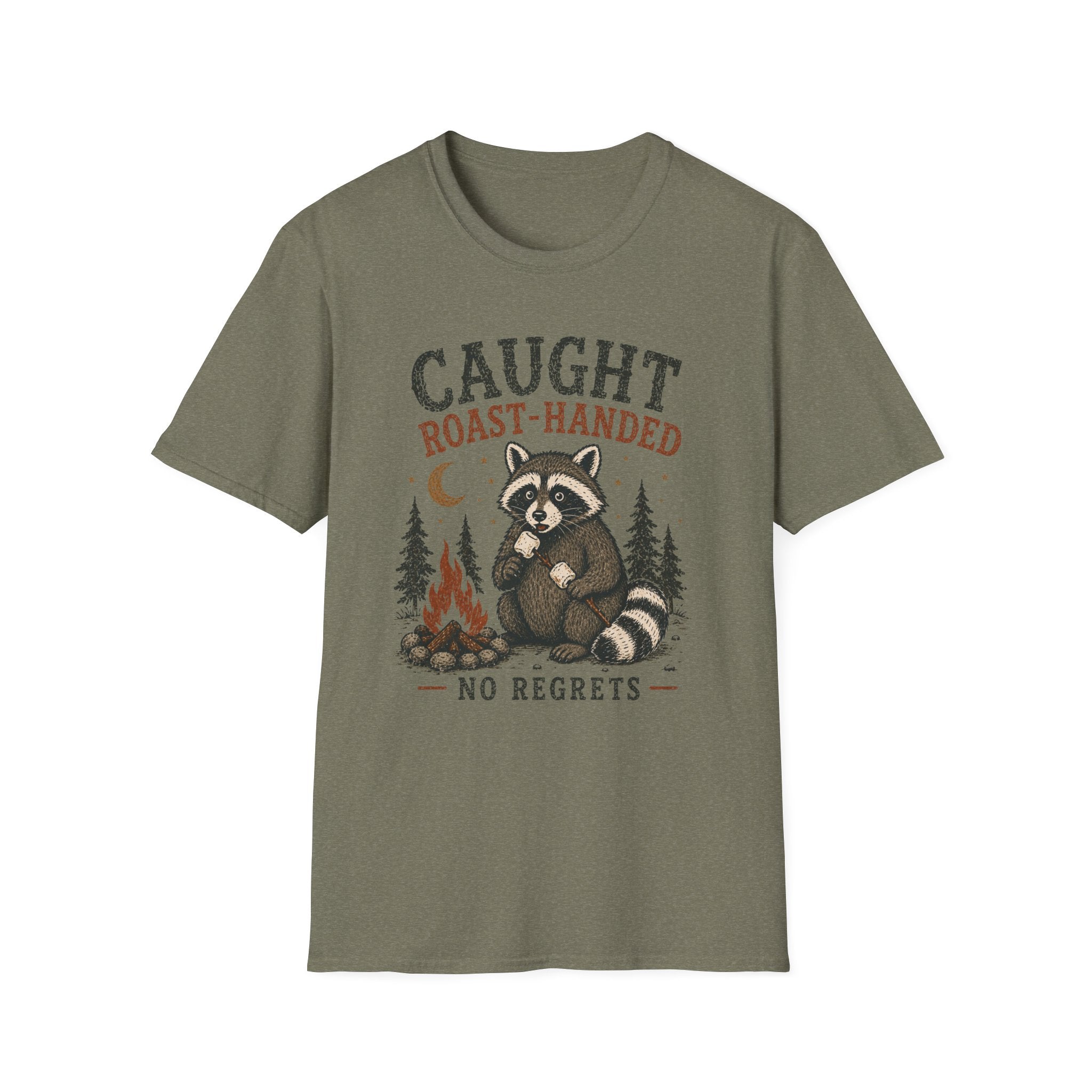 Caught Roast Handed Raccoon T-Shirt