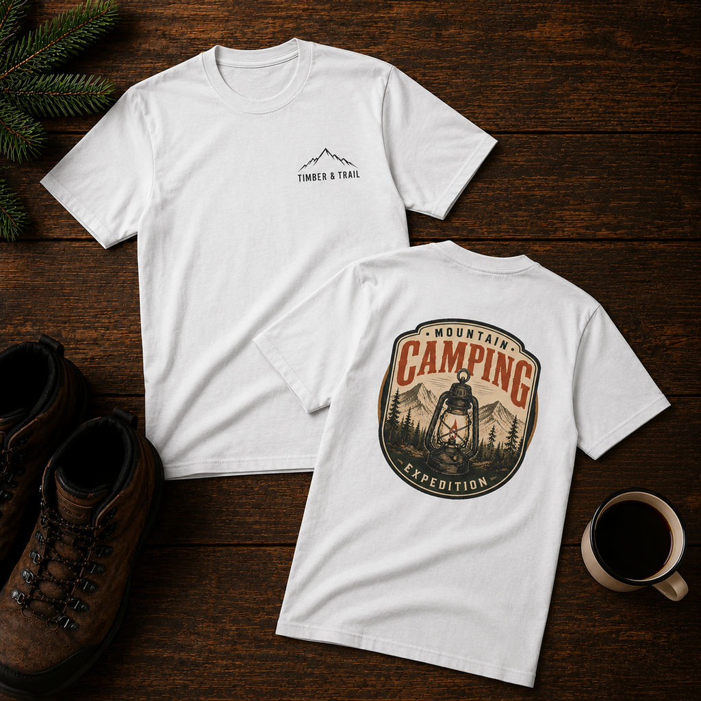 Mountain Camping Badge T-Shirt