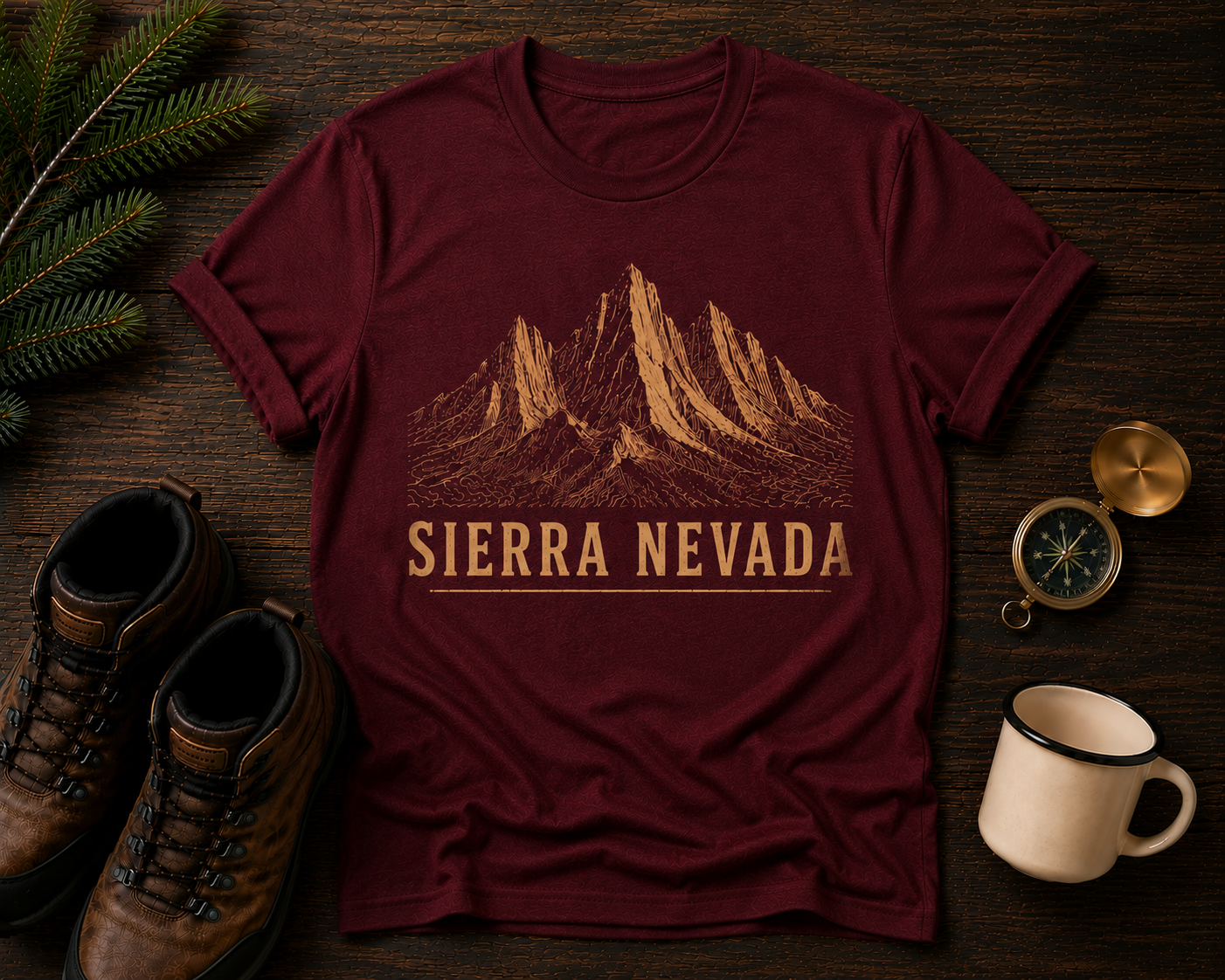 Topo Sierra Nevada T-Shirt