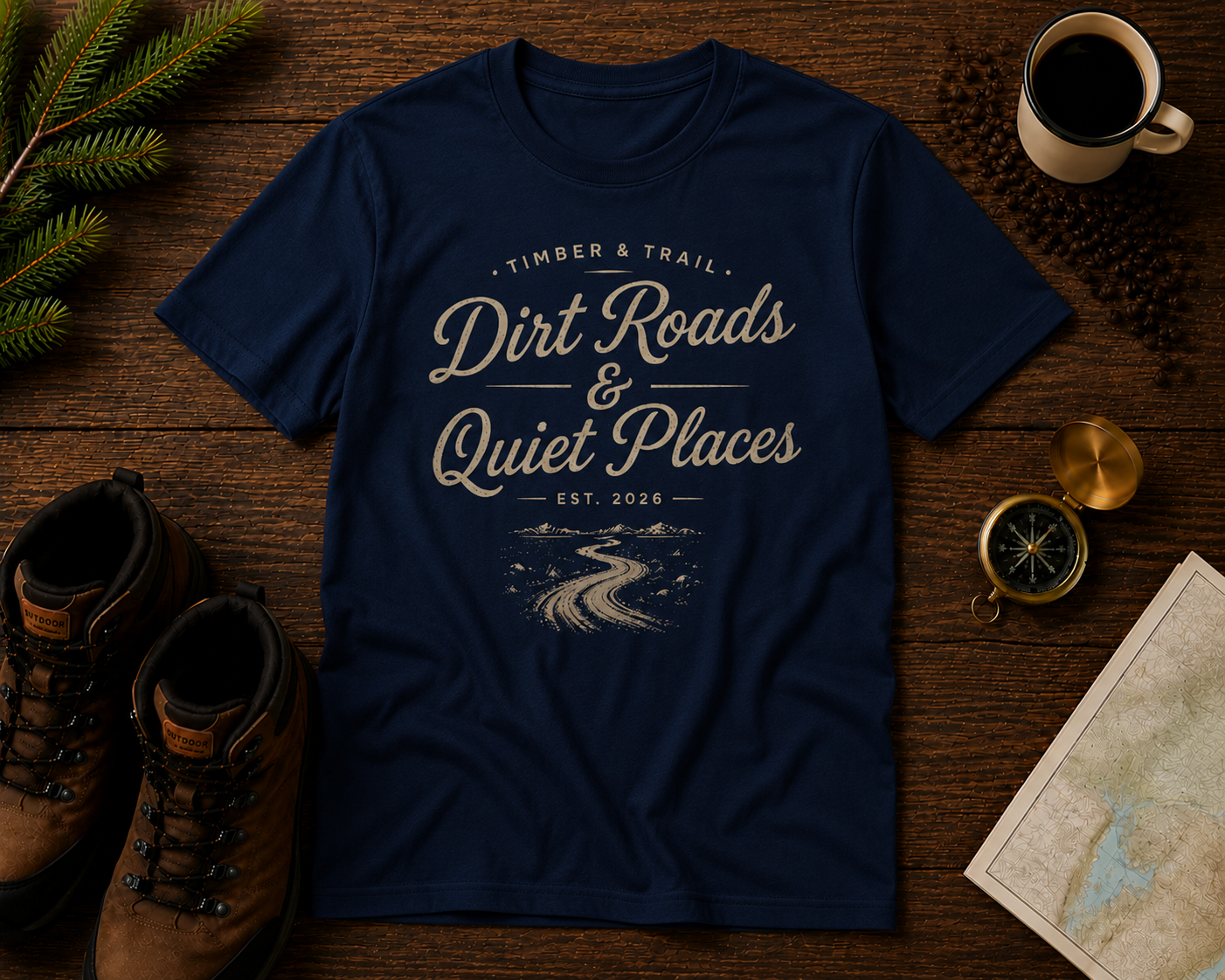 Dirt Roads and Quiet Places T-Shirt