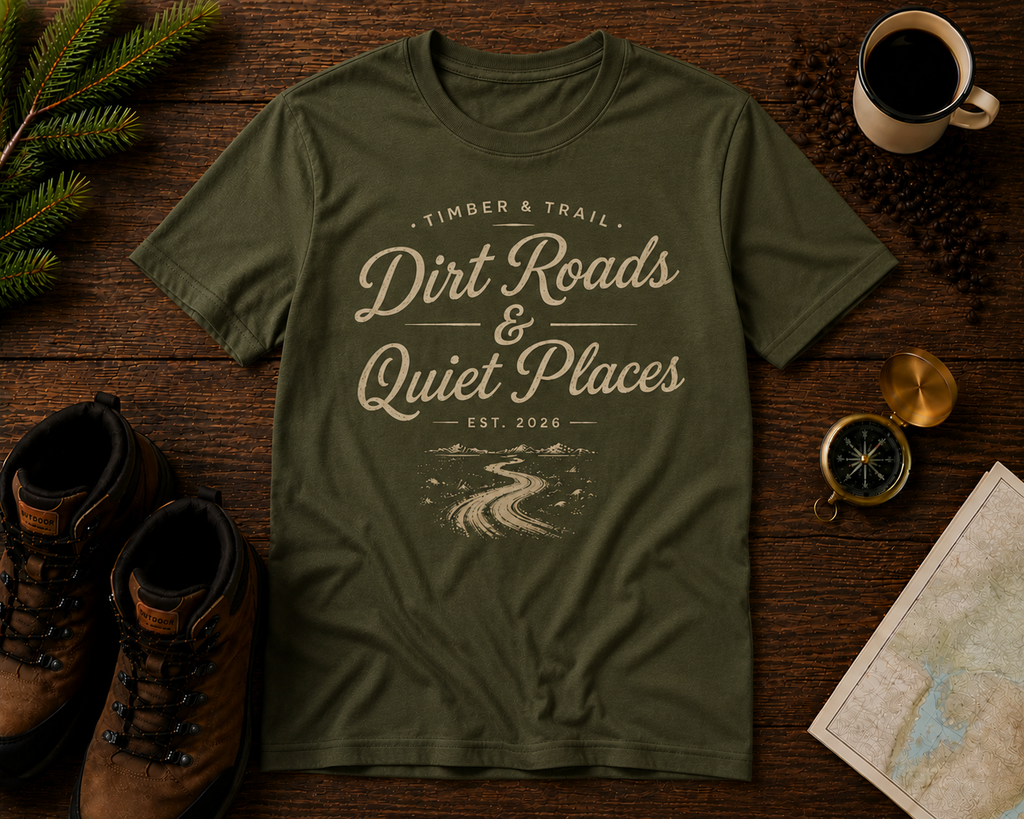 Dirt Roads and Quiet Places T-Shirt