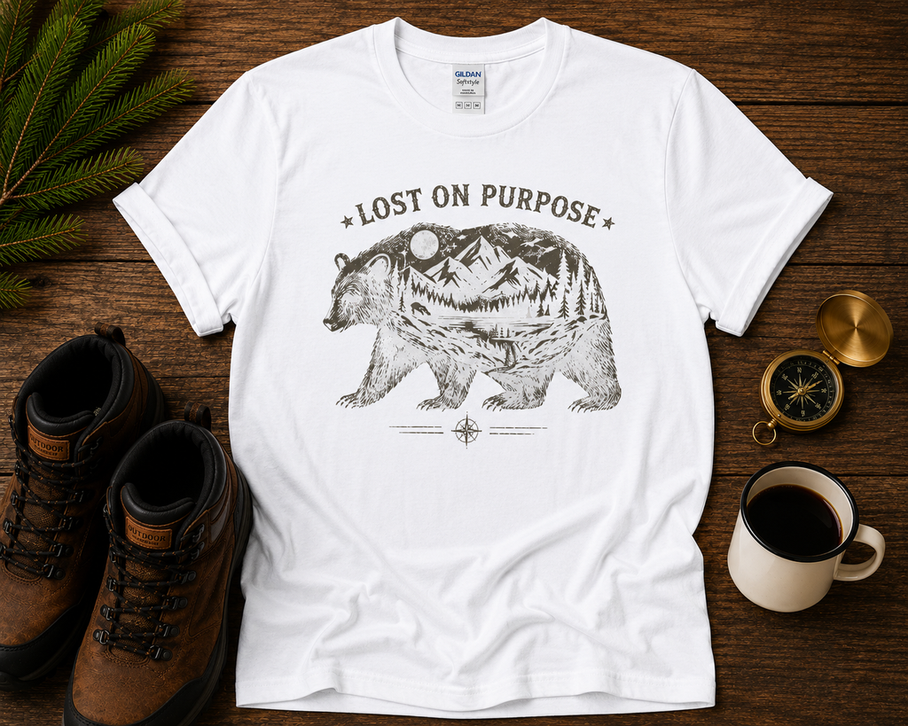 Lost On Purpose Bear T-Shirt