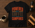 Powered By Coffee And Campfires T-Shirt