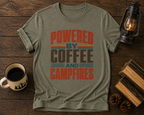 Powered By Coffee And Campfires T-Shirt