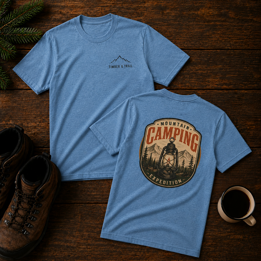 Mountain Camping Badge T-Shirt