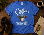 Coffee Adventure T-Shirt — "Fuel Your Adventures One Cup at a Time"