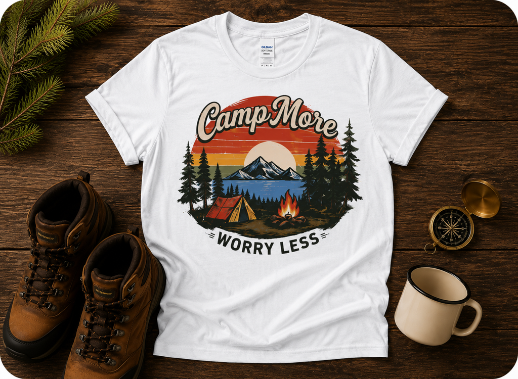 Camp More Worry Less T-Shirt